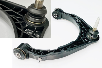 Hybrid control arms – the first in motorsports